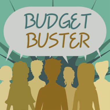 Inspiration showing sign Budget Buster, Internet Concept Carefree Spending Bargains Unnecessary Purchases Overspending Illustration With Man Typing New Ideas On Lap Top With Rockets Around.