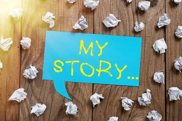 Handwriting Text Story Business Idea Telling Someone Readers How You — Φωτογραφία Αρχείου