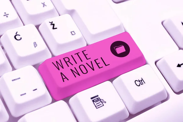 Writing Displaying Text Write Novel Business Approach Creative Writing Some — Fotografia de Stock
