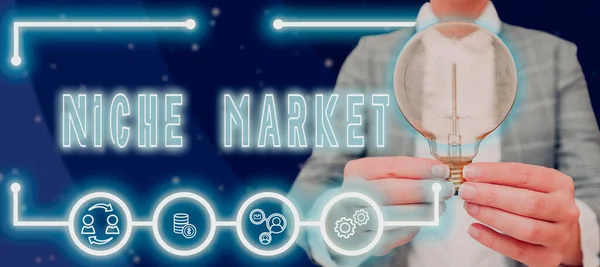 Conceptual Display Niche Market Business Overview Subset Market Which Specific — Fotografia de Stock