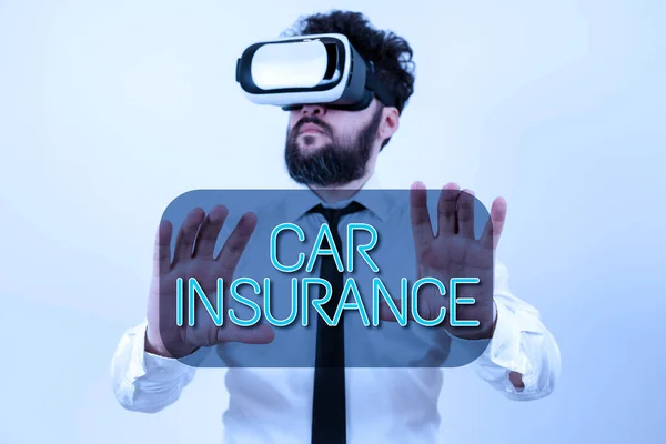 Inspiration Showing Sign Car Insurance Internet Concept Accidents Coverage Comprehensive — Stockfoto