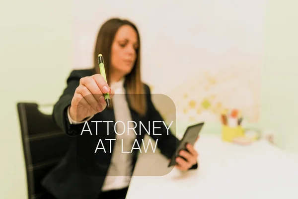 Conceptual Display Attorney Law Business Showcase Legal Practitioner Who Deals — Stockfoto