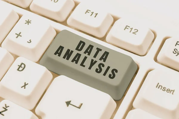 Conceptual Display Data Analysis Business Approach Translate Numbers Analytical Conclusion — 图库照片
