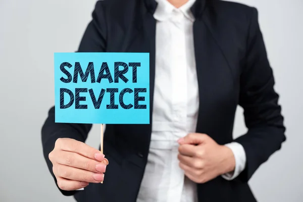 Writing Displaying Text Smart Device Conceptual Photo Electronic Gadget Able — Fotografia de Stock