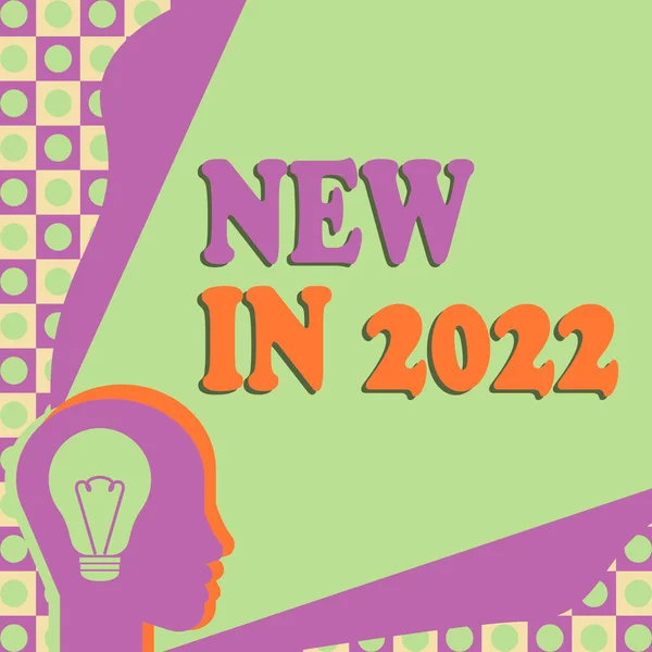Handwriting Text New 2022 Internet Concept List Fresh Things Got — Stok fotoğraf