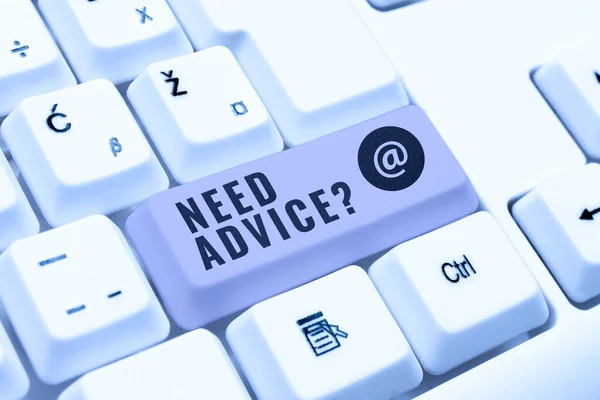 Writing Displaying Text Need Advice Question Business Approach Asking Someone — Stockfoto