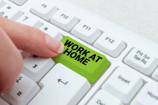 Handwriting Text Work Home Business Approach Freelance Job Working Your —  Fotos de Stock