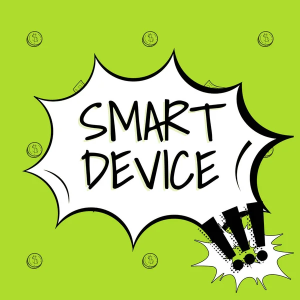 Conceptual Display Smart Device Word Written Electronic Gadget Able Connect — 图库照片
