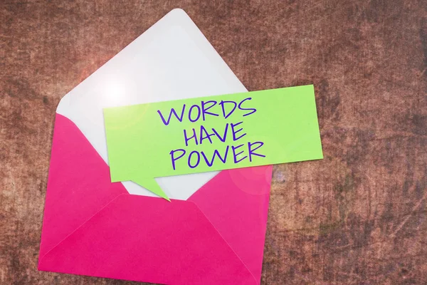 Handwriting Text Words Have Power Internet Concept Energy Ability Heal —  Fotos de Stock