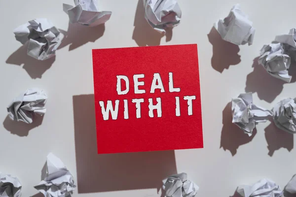 Inspiration Showing Sign Deal Business Concept Adapt Some Particular Situation — Fotografia de Stock