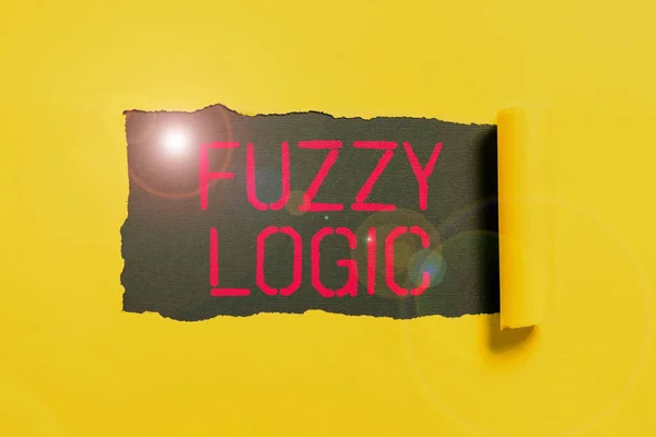 Conceptual Caption Fuzzy Logic Business Overview Checks Extent Dirt Grease — Stok fotoğraf