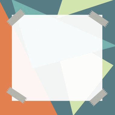 Design Drawing Of Some Comic Frames As Background With Speech Bubbles