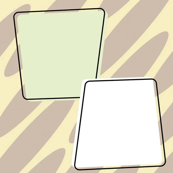Design Drawing Some Comic Frames Background Speech Bubbles — Stockfoto