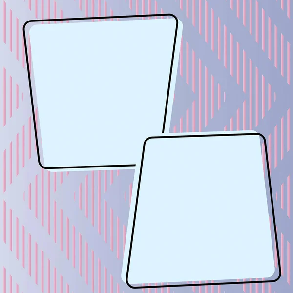 Design Drawing Some Comic Frames Background Speech Bubbles — Stock fotografie