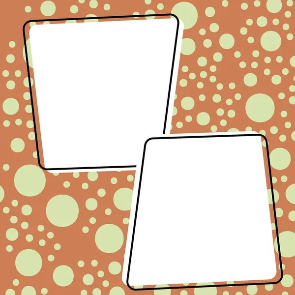 Design Drawing Some Comic Frames Background Speech Bubbles — Foto de Stock