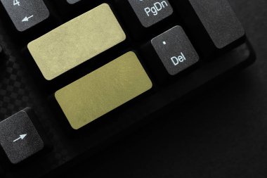 Bilgisayar Klavyesi ve Sembol. İletişim için Bilgi Ortamı.