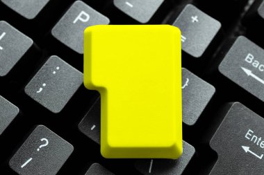 Bilgisayar Klavyesi ve Sembol. İletişim için Bilgi Ortamı.