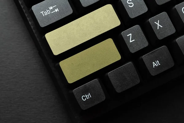 Bilgisayar Klavyesi ve Sembol. İletişim için Bilgi Ortamı.