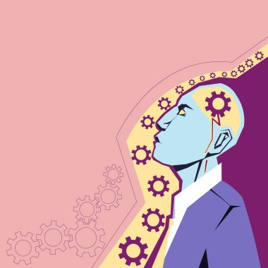 Takım Çalışmasını Gösteren Yenilikçi Stratejiler Yaratan Fikirleri Birleştiren Düşünceler.