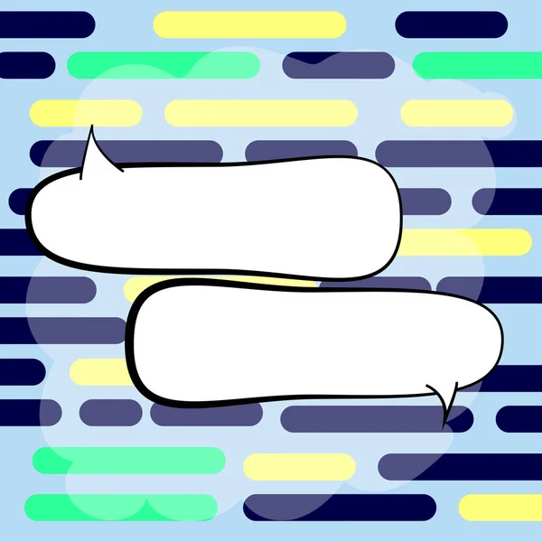 Design Drawing Some Comic Frames Background Speech Bubbles — Image vectorielle