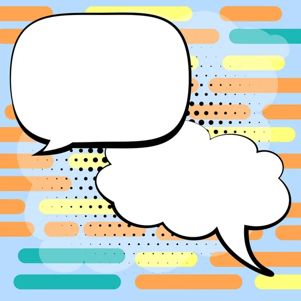 Design Drawing Some Comic Frames Background Speech Bubbles — Stockvector