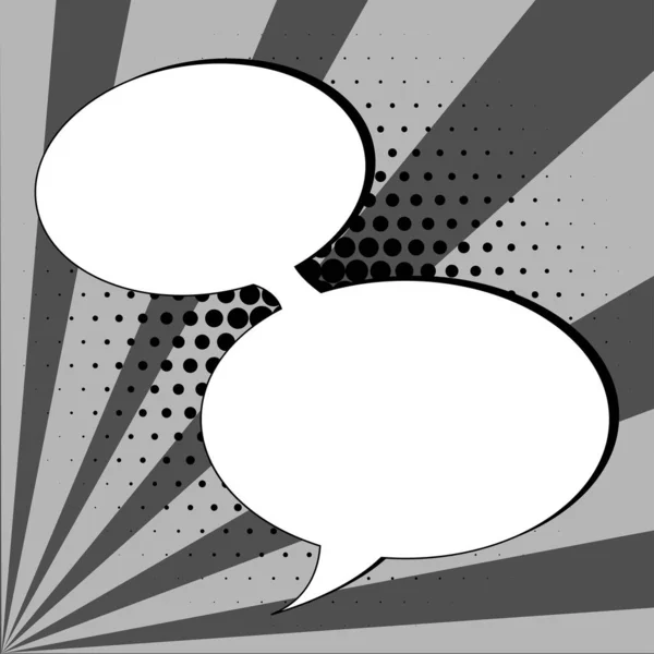 Design Drawing Some Comic Frames Background Speech Bubbles — Stockvector