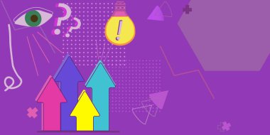 Arrow Pointing Upwards Financial Plackard With Laptop And Letter