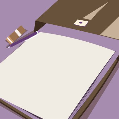 Important Message Written On Note On Desk With Pencil And Rubber.