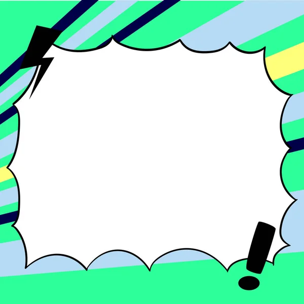 Design Drawing Some Comic Frames Background Speech Bubbles — 图库矢量图片