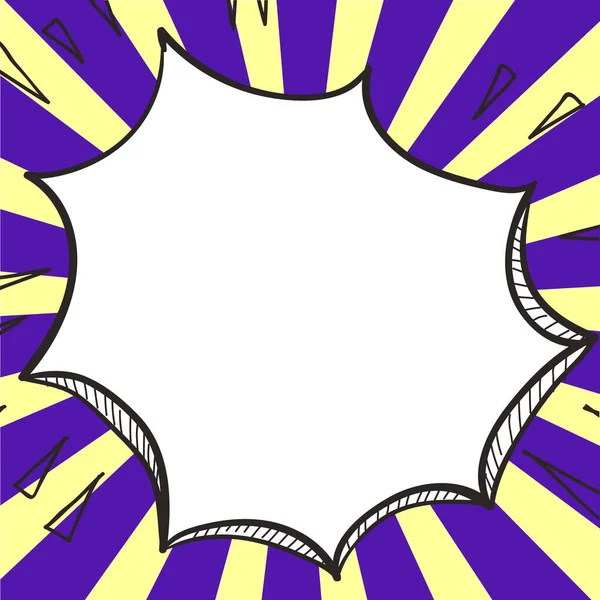 Design Drawing Of Some Comic Frames As Background With Speech Bubbles