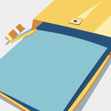 Important Message Written On Note On Desk With Pencil And Rubber.