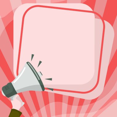 El Tutma Megafonu Harika Duyurusu Yapıyor.