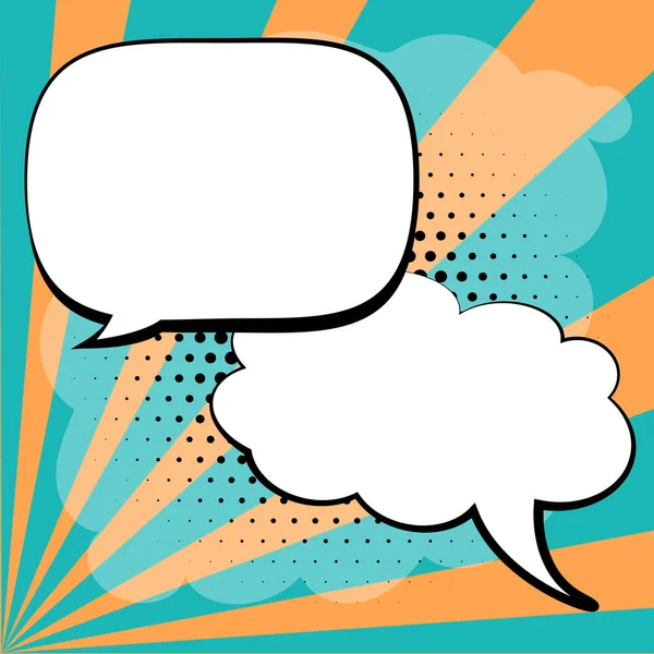 Design Drawing Some Comic Frames Background Speech Bubbles — Stockvector