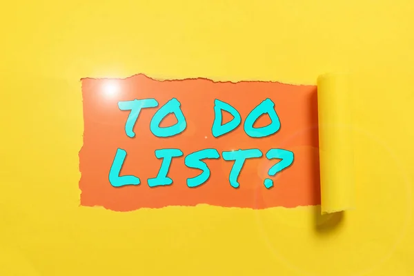Text Showing Inspiration List Question Word Written Series Task Done — Stockfoto