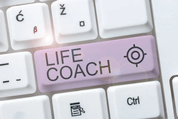Conceptual Display Life Coach Business Showcase Person Who Advices Clients —  Fotos de Stock