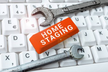 Handwriting text Home Staging, Conceptual photo Act of preparing a private residence for sale in the market -48843