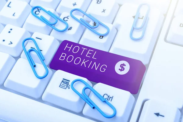 Conceptual Display Hotel Booking Internet Concept Online Reservations Presidential Suite — Photo