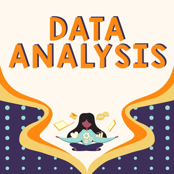 Text Sign Showing Data Analysis Word Translate Numbers Analytical Conclusion — Stok fotoğraf