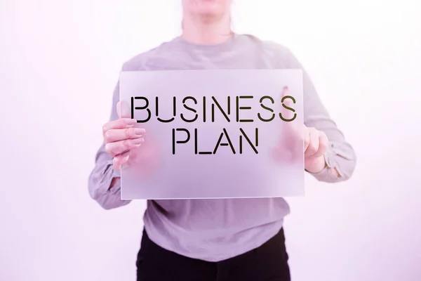 Inspiration Showing Sign Business Plan Concept Meaning Structural Strategy Goals — Stock fotografie