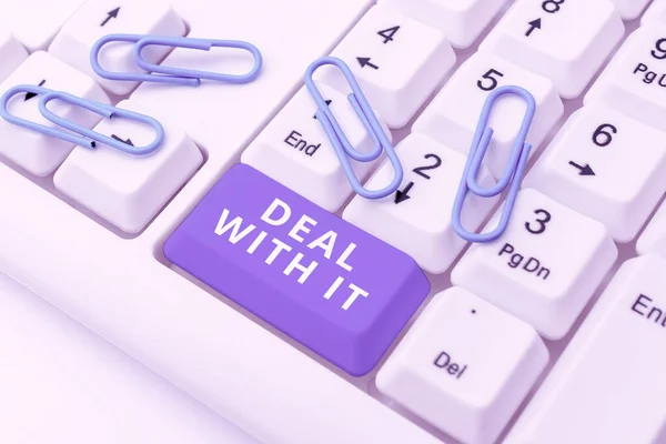 Sign Displaying Deal Internet Concept Adapt Some Particular Situation Keep — Stockfoto
