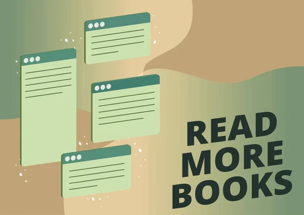 Bücher Lesen Business Ansatz Erhöhen Sie Ihr Bildungsniveau Erhalten Zusätzliche — Stockfoto