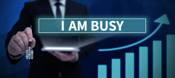 Концептуальная Подпись Busy Business Idea Have Lot Work Stressed Out — стоковое фото