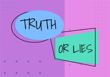 Kavramsal gösterim Doğruluk ya da Yalan, Bir gerçek ya da yalan arasında karar vermek için sözcük Şüphe karmaşası