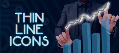 İnce Satır Simgelerini gösteren metin, cep telefonlarında kullanılan Kavramsal Fotoğraf Sembolleri ve İlerleme İçin Planlar ve Stratejiler Gösteren Boş Kağıt Çifti gibi diğer uygulamalar.