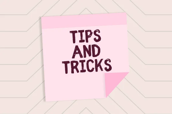 2016 Tips Tricks Concept Means Steps Life Hacks Handy Advismendations — 스톡 사진