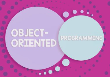 Dijital Teknoloji ile Dijital Laboratuvarda İş Çözümleri Gösteren Genç Adam yerine, Kavramsal Başlık Nesne Yönlendirme Programı, Dil Modeli Nesneleri Sözcüğü