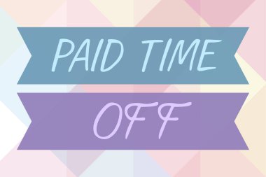 Ödenmiş İzin Süresi, İnternet Konsepti Ödemeleri sunan metin başlığı çalışmadığınız anlar için değil