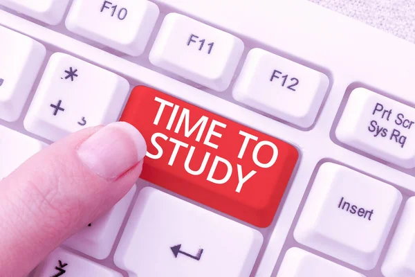 Legenda Texto Apresentando Time Study Word Written Exams Ahead Precisa — Fotografia de Stock