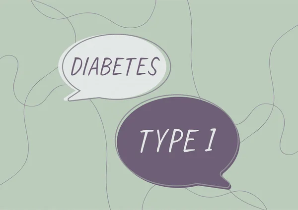 本文介绍了胰腺分泌少量或完全不分泌胰岛素的1型糖尿病患者的工作概念 并提出了新的观点 — 图库照片