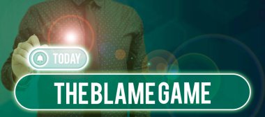 Kavramsal gösterim: İnsanlar birbirlerini suçlamaya çalıştıklarında Suçlama Oyunları durumu, İş yaklaşımı Birbirlerini suçlamaya çalıştıklarında